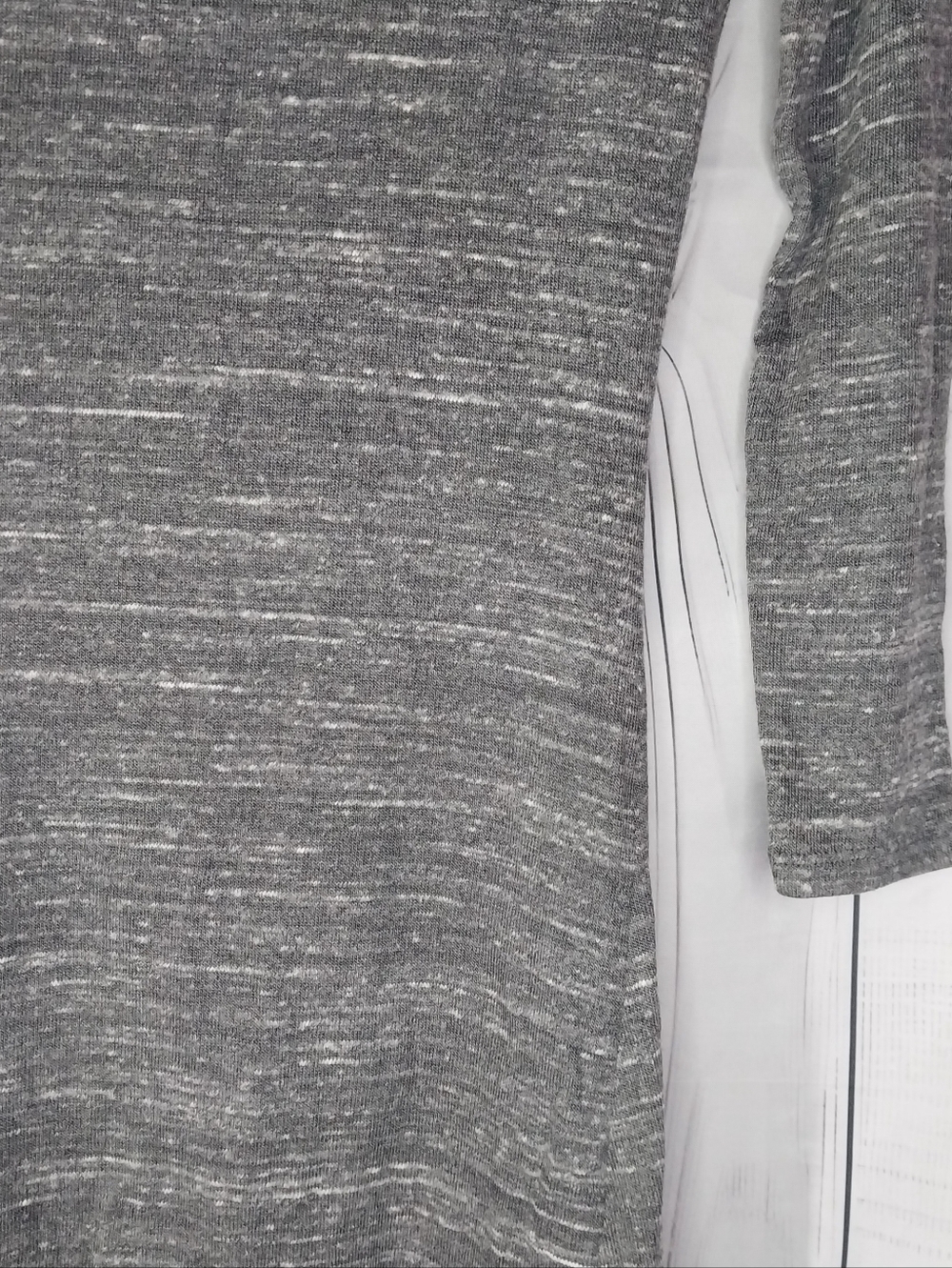 Dolan Athropologie Gray Knit Long-Sleeve Cozy Soft Twist-Hem Casual Chic Dress - Picture 9 of 9